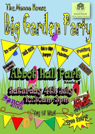 Garden party poster